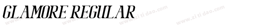 GLAMORE REGULAR字体转换